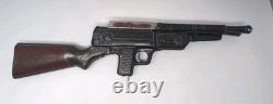 Vintage 1960's Horikawa Japan SH Tin Litho Toy Space Rifle H-1002 For Repair