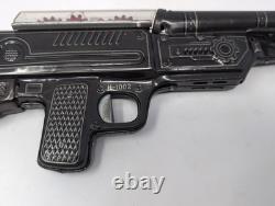 Vintage 1960's Horikawa Japan SH Tin Litho Toy Space Rifle H-1002 For Repair