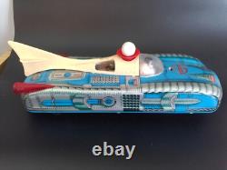 Vintage 1960's Hungarian Tin Litho Space Toy Works with original box/paper
