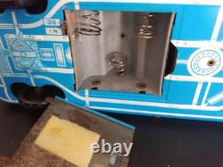 Vintage 1960's Hungarian Tin Litho Space Toy Works with original box/paper