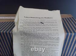 Vintage 1960's Hungarian Tin Litho Space Toy Works with original box/paper