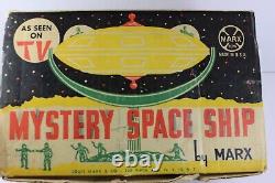 Vintage 1960's Louis Marx & Co. MYSTERY SPACE SHIP Gyro Powered with Papers