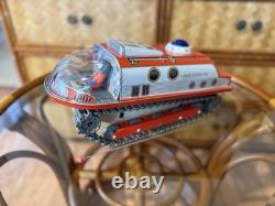 Vintage 1960's Masudaya Japan Space Lunar Expedition Tin Toy Working