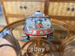 Vintage 1960's Masudaya Japan Space Lunar Expedition Tin Toy Working