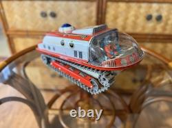 Vintage 1960's Masudaya Japan Space Lunar Expedition Tin Toy Working