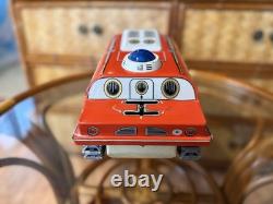 Vintage 1960's Masudaya Japan Space Lunar Expedition Tin Toy Working