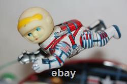 Vintage 1960's Modern Toys Japan USA NASA Apollo Space Ship Tin Toy