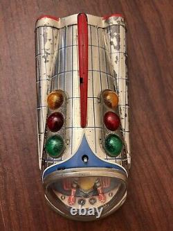 Vintage 1960's Rare Toy USAF Gemini X-5 Space Ship Tin Toy, READ Description
