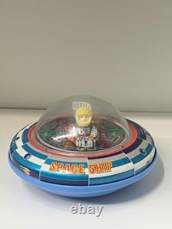 Vintage 1960's Space Ship X-5 Toy By Masudaya Japan Battery Op Minty condition