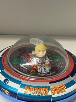 Vintage 1960's Space Ship X-5 Toy By Masudaya Japan Battery Op Minty condition