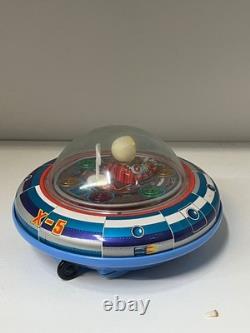 Vintage 1960's Space Ship X-5 Toy By Masudaya Japan Battery Op Minty condition Vintage 1960's Space Ship X-5 Toy By Masudaya Japan Battery Op Minty condition