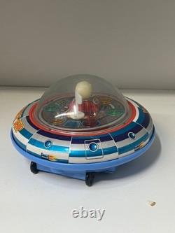 Vintage 1960's Space Ship X-5 Toy By Masudaya Japan Battery Op Minty condition