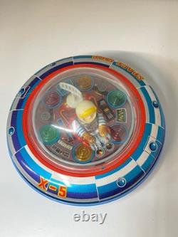 Vintage 1960's Space Ship X-5 Toy By Masudaya Japan Battery Op Minty condition