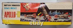 Vintage 1960s APOLLO 11 14 Battery Operated Space Rocket / Nomura Japan (KR)