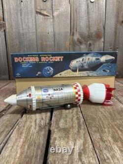 Vintage 1960s Battery-op Daiya Japan NASA Docking Rocket Space Toy in Box