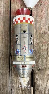 Vintage 1960s Battery-op Daiya Japan NASA Docking Rocket Space Toy in Box
