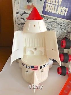 Vintage 1960s Billy Blastoff Space Base Astronaut Playset Tomy Japan Boxed Vgc