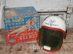 Vintage 1960s Col. McCauley Space Astronaut Helmet Ideal Toy Original Box USA