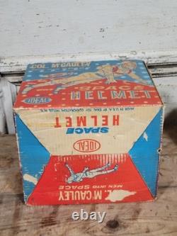 Vintage 1960s Col. McCauley Space Astronaut Helmet Ideal Toy Original Box USA