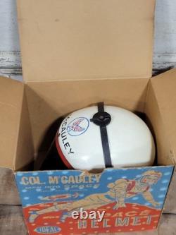 Vintage 1960s Col. McCauley Space Astronaut Helmet Ideal Toy Original Box USA
