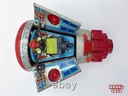 Vintage 1960s Horikawa NASA SPACE CAPSULE Tin Litho Battery Operated Toy