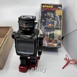 Vintage 1960s Horikawa Space Explorer 12 Tin Robot Toy Complete Withbox Japan