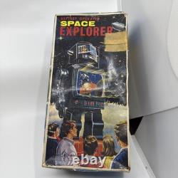 Vintage 1960s Horikawa Space Explorer 12 Tin Robot Toy Complete Withbox Japan
