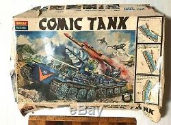 Vintage 1960s Imai Space Science Series Comic Tank Plastic Model Kit No 2007 Box