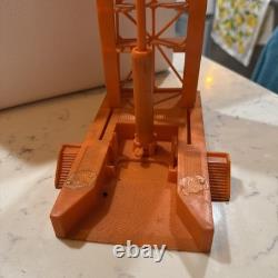 Vintage 1960s Marx Moon Base Rocket Launcher And Gantry Complete And Working