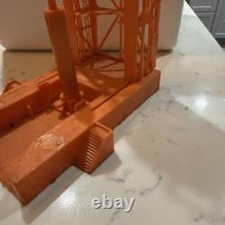 Vintage 1960s Marx Moon Base Rocket Launcher And Gantry Complete And Working