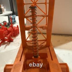 Vintage 1960s Marx Moon Base Rocket Launcher And Gantry Complete And Working