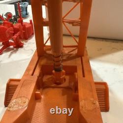 Vintage 1960s Marx Moon Base Rocket Launcher And Gantry Complete And Working
