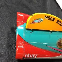 Vintage 1960s Modern Toys Tin Litho Moon Rocket
