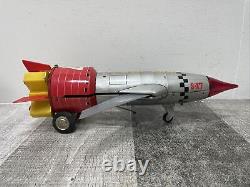 Vintage 1960s Space Rocket Solar-X 7 Tin Battery Powered Toy Japan Working