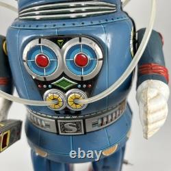 Vintage 1962 Nomura Rosko Battery Operated Astronaut Tin Toy Made in Japan