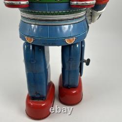 Vintage 1962 Nomura Rosko Battery Operated Astronaut Tin Toy Made in Japan