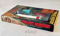 Vintage 1962 PARK'S PROJECT MERCURY Water Rocket # 510 w Friendship Capsule NMIB