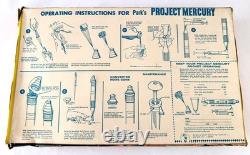 Vintage 1962 PARK'S PROJECT MERCURY Water Rocket # 510 w Friendship Capsule NMIB