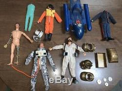 Vintage 1964 GI Joe Adventure Team Lot Freefall Pilot Diver Space Capsule Suit