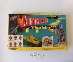 Vintage 1965 Harbutts Thunderbirds Plasticine Model Set Gerry Anderson Space Toy