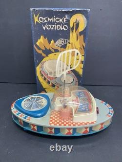 Vintage 1965 KOSMICKE VOZIDLO Tin Liho Batt. Operated Space Toy In box RARE