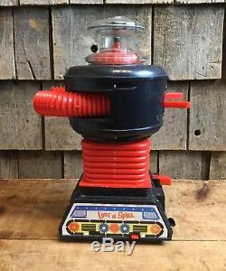Vintage 1966 LOST IN SPACE Robot By REMCO Black Red Space Toy Works