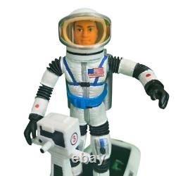 Vintage 1966 Major Matt Mason Figure Bundle with Space Sled, Helmet, Prop Jet