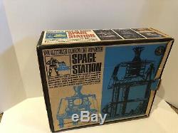 Vintage 1966 Mattel Major Matt Mason Space Station complete with box