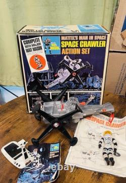 Vintage 1966 Mattel Man In Space Major Matt Mason Space Crawler Untested In Box