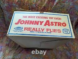 Vintage 1967 Johnny Astro Controlled Space Flight Center. Tested And Works Great