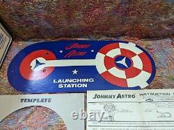 Vintage 1967 Johnny Astro Controlled Space Flight Center. Tested And Works Great