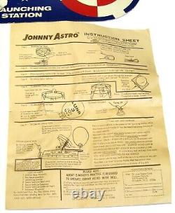 Vintage 1967 Johnny Astro Controlled Space Flight Center withBox Inserts Works EX