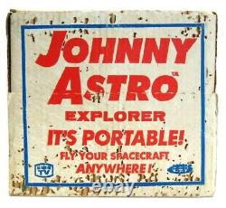 Vintage 1967 Johnny Astro Portable Controlled Space Flight Explorer withBox Works