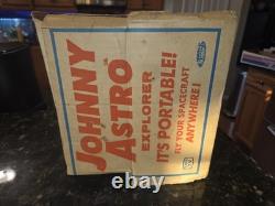 Vintage 1967 Johnny Astro Portable Controlled Space Flight Explorer withBox Works